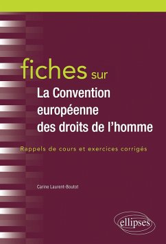 Fiches sur la Convention européenne des droits de l'Homme (eBook, ePUB) - Laurent-Boutot