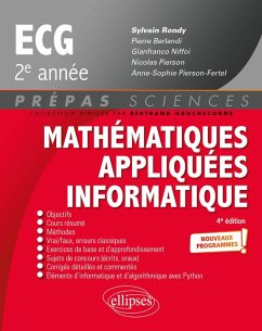 Cover Mathématiques appliquées - Informatique - prépas ECG 2e année - Programme 2022 (eBook, PDF)