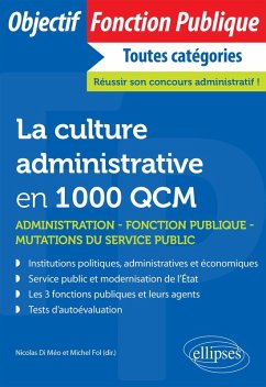 Cover La culture administrative en 1000 QCM (eBook, ePUB)