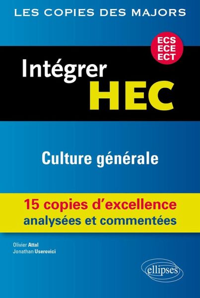 Intégrer HEC-ECS, ECE, ECT : Culture générale (eBook, PDF)