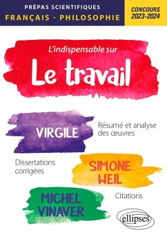 L'indispensable sur le travail. Virgile, Simone Weil, Michel Vinaver (eBook, ePUB) - Blanc, Lydia; Corgnet, Cédric; Manzini, Frédéric; Monnin, Victor; Pinguet, Jérémie; Pons, Gilbert L'indispensable sur le travail. Virgile, Simone Weil, Michel Vinaver (eBook, ePUB) - Blanc, Lydia; Corgnet, Cédric; Manzini, Frédéric; Monnin, Victor; Pinguet, Jérémie; Pons, Gilbert