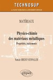 Matériaux - Physico-chimie des matériaux métalliques - Propriétés, traitements - Niveau B (eBook, PDF)
