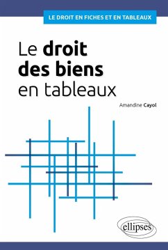 Le Droit des biens en tableaux (eBook, PDF) - Cayol, Amandine