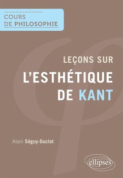 Leçons sur l'esthétique de Kant (eBook, ePUB) - Séguy-Duclot, Alain