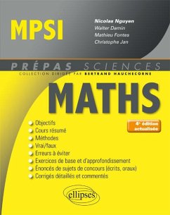 Mathématiques MPSI - 4e édition actualisée (eBook, PDF) - Nguyen
