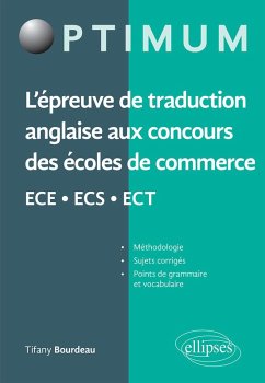 L'épreuve de traduction anglaise aux concours des écoles de commerce ECE - ECS - ECT (eBook, PDF) - Bourdeau
