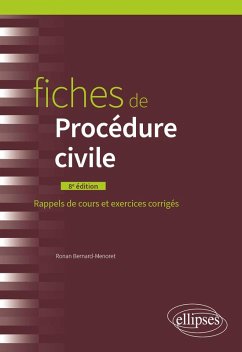 Fiches de procédure civile (eBook, ePUB) - Bernard-Menoret, Ronan