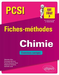 Cover Chimie PCSI - Fiches-méthodes et exercices corrigés (eBook, PDF)
