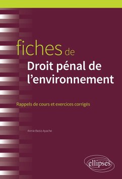 Cover Fiches de droit pénal de l'environnement (eBook, ePUB)