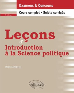 Leçons d'introduction à la Science politique - 3e édition (eBook, PDF) - Lefebvre
