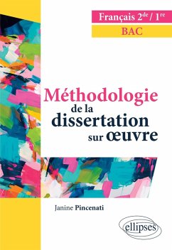 Cover Français. Seconde Première. Méthodologie de la dissertation sur oeuvre (eBook, ePUB)