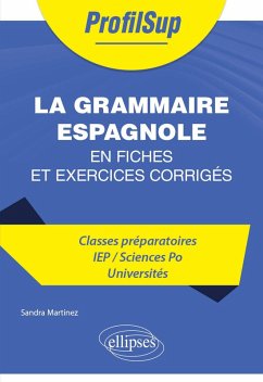 Cover La grammaire espagnole en fiches et exercices corrigés (eBook, PDF)