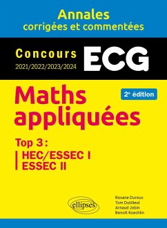 Cover Maths appliquées ECG (eBook, PDF)