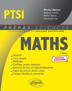 Cover Mathématiques PTSI - Programme 2021 (eBook, PDF)