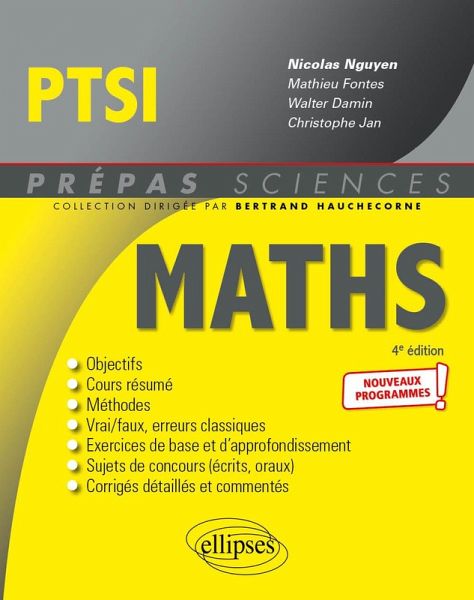 Mathématiques PTSI - Programme 2021 (eBook, PDF) Mathématiques PTSI - Programme 2021 (eBook, PDF)