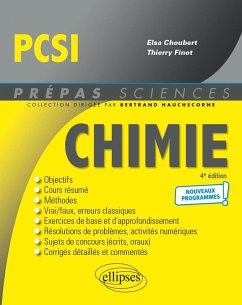 Cover Chimie PCSI - Programme 2021 (eBook, PDF)