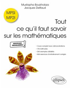 Cover Tout ce qu'il faut savoir sur les mathématiques en MPSI et MP2I (eBook, PDF)