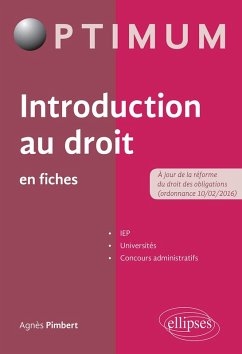 Introduction au droit en fiches (eBook, PDF) - Pimbert