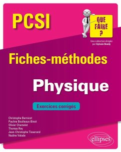 Cover Physique PCSI - Fiches-méthodes et exercices corrigés (eBook, PDF)