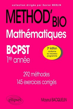 Mathématiques BCPST 1re année (eBook, PDF) - Bacquelin, Mayeul