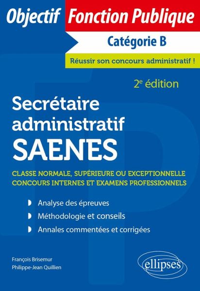 Secrétaire administratif / SAENES de classe normale, supérieure ou exceptionnelle (eBook, PDF)