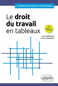 Le droit du travail en tableaux (eBook, PDF) - Etiennot, Agnès; Etiennot, Pascale