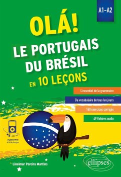 Cover OLÁ! Le portugais du Brésil en 10 leçons. A1-A2 (avec fichiers audio) (eBook, PDF)