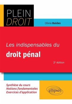 Les indispensables du droit pénal (eBook, PDF) - Baldes, Olivia