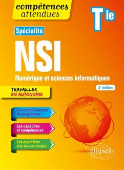 Spécialité NSI - Numérique et sciences informatiques - Terminale (eBook, ePUB) - Bonnefoy, Jean-Christophe; Petit, Bertrand