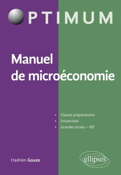 Cover Manuel de microéconomie (eBook, PDF)