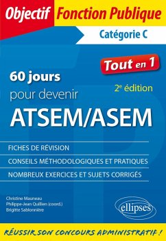 60 jours pour devenir ATSEM/ASEM - 2e édition (eBook, PDF) - Mauneau Quillien