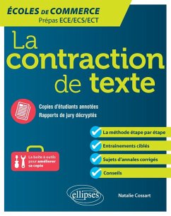 La contraction de texte. Écoles de commerce. Prépas ECE/ECS/ECT (eBook, PDF) - Cossart