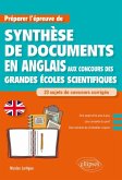 Anglais. Préparer l'épreuve de synthèse de documents aux concours des Grandes Écoles scientifiques (eBook, ePUB) Anglais. Préparer l'épreuve de synthèse de documents aux concours des Grandes Écoles scientifiques (eBook, ePUB)