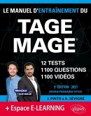 Le Manuel d'Entraînement du TAGE MAGE - 12 tests blancs + 1100 questions + 1100 vidéos - Édition 2021 (eBook, PDF)