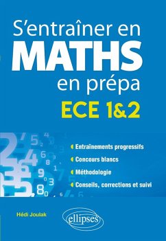 Cover S'entraîner en mathématiques en prépa - ECE 1&2 (eBook, PDF)
