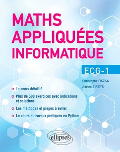 Maths appliquées - Info - ECG-1 (eBook, PDF) - Fiszka, Christophe; Sirieys, Adrien