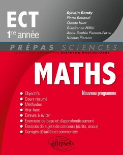 Cover Mathématiques ECT 1re année - nouveau programme 2014 (eBook, PDF)