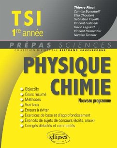 Physique-chimie TSI1 - 2e édition (eBook, PDF) - Finot
