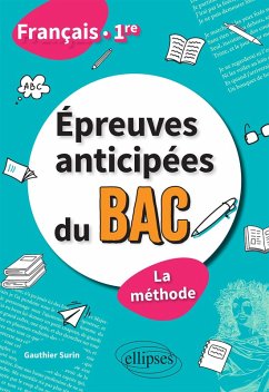 Cover Français. Première. Épreuves anticipées du bac. La méthode (eBook, ePUB)
