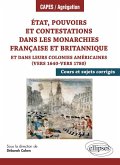 État, pouvoirs et contestations dans les monarchies française et britannique et dans leurs colonies américaines (vers 1640-vers 1780 (eBook, PDF)