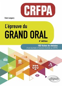 L'épreuve du Grand Oral - CRFPA. 102 fiches de révision (eBook, PDF) - Languery, Claire