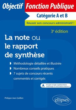 La note ou le rapport de synthèse (eBook, PDF) - Quillien, Philippe-Jean La note ou le rapport de synthèse (eBook, PDF) - Quillien, Philippe-Jean