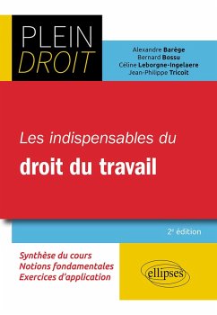 Les indispensables du droit du travail (eBook, ePUB) - Bossu, Bernard; Barege, Alexandre; Leborgne-Ingelaere, Céline; Tricoit, Jean-Philippe