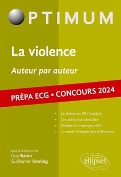 La violence ECG 2024 - Auteur par auteur (eBook, ePUB) - Batini, Ugo; Tonning, Guillaume