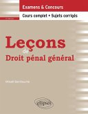 Leçons de Droit pénal général - 3e édition (eBook, PDF) Leçons de Droit pénal général - 3e édition (eBook, PDF)