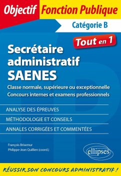 Cover Secrétaire administratif / SAENES de classe normale, supérieure ou exceptionnelle (concours internes et examen professionnel) (eBook, PDF)