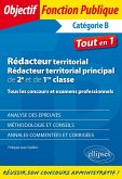 Rédacteur territorial, rédacteur territorial principal de 2e et de 1re classe - Tous les concours et examens professionnels (eBook, PDF)