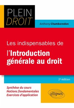Les indispensables de l'Introduction générale au droit (eBook, ePUB) - Chamboredon, Anthony