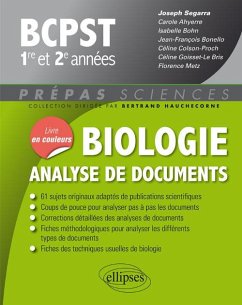 Cover Biologie - Analyse de documents - BCPST 1re et 2e années (eBook, PDF)