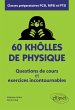 60 khôlles de Physique - Questions de... - Bild 1